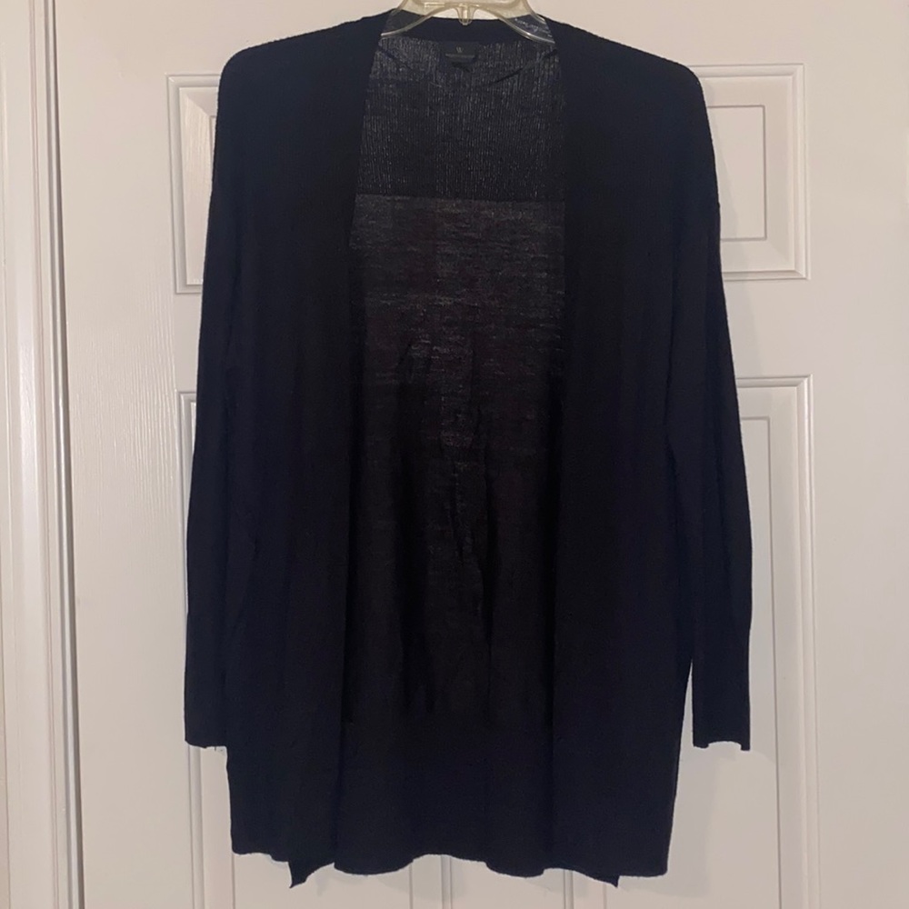 Black cardigan